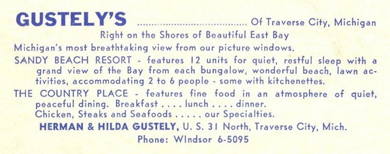 Pinestead Reef Resort (Reef Motel) - Gustleys Vintage Postcard (newer photo)